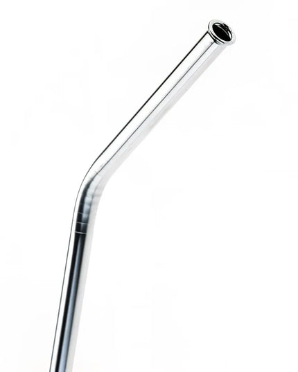 Ống Hút Kim Loại Cong Barfly 21.6 cm - Thép Không Gỉ, Bề Mặt Gương (M37111)