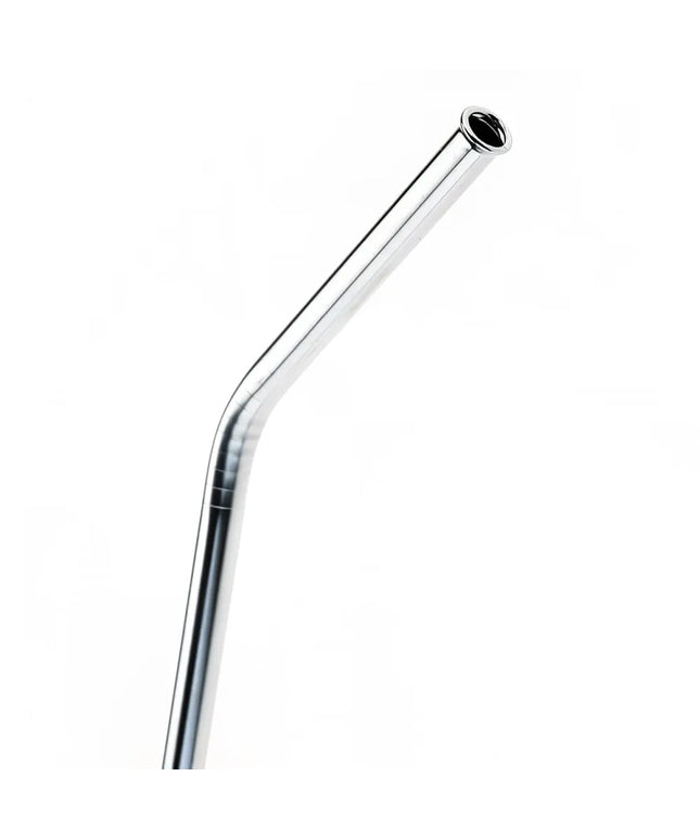 Ống Hút Kim Loại Cong Barfly 21.6 cm - Thép Không Gỉ, Bề Mặt Gương (M37111)