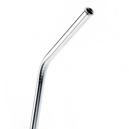 Ống Hút Kim Loại Cong Barfly 21.6 cm - Thép Không Gỉ, Bề Mặt Gương (M37111)