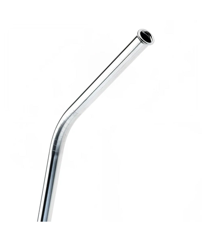 Ống Hút Kim Loại Cong Barfly M37115 16.5 cm - Inox, Bề Mặt Gương