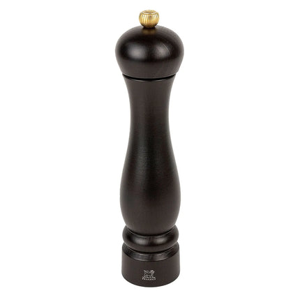 PEUGEOT | Clermont Salt Mill – 24 cm height - beech wood - chocolate - hardened steel mechanism - top-screw grind