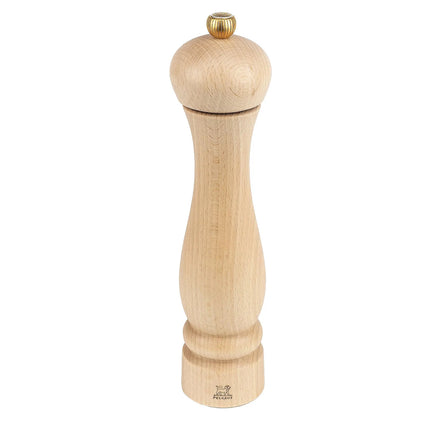PEUGEOT | Clermont Salt Mill – 24 cm height - beech wood - natural - hardened steel mechanism - top-screw grind