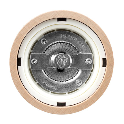 PEUGEOT | Clermont Salt Mill – 24 cm height - beech wood - natural - hardened steel mechanism - top-screw grind