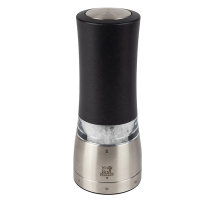 PEUGEOT | DAMAN - Electric Salt Mill - Stainless steel/acrylic - Height: 160mm