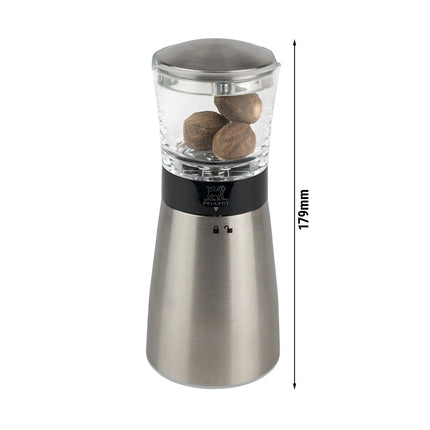 PEUGEOT | DAMAN - Nutmeg mill - Stainless steel/acrylic - Height: 150mm