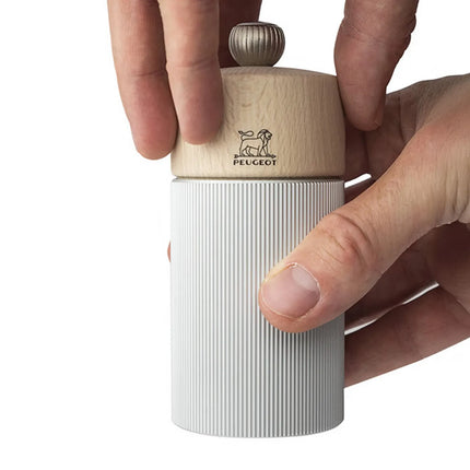 PEUGEOT | LINE - Pepper mill - Aluminum/Natural - Height: 120mm