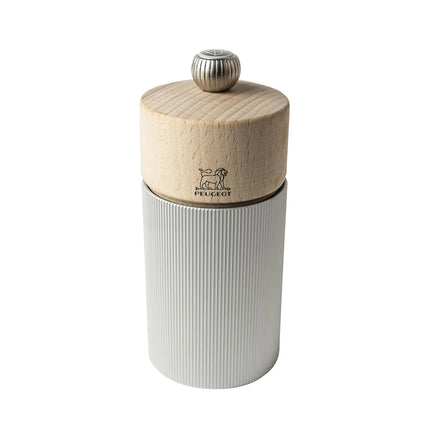 PEUGEOT | LINE - Salt mill - Aluminum/Natural - Height: 120mm