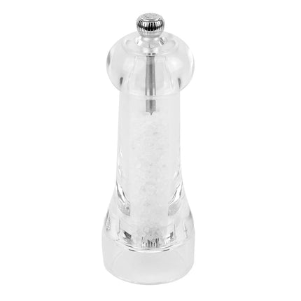 PEUGEOT| TOUL Salt Mill Grinder – 16 cm - acrylic - adjustable - dry salt only - CE marked