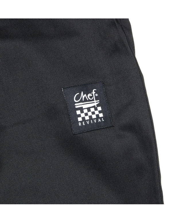Quần Bếp Rộng Chef Revival P020BK-5X - Đen, Poly-Cotton, Size 5XL