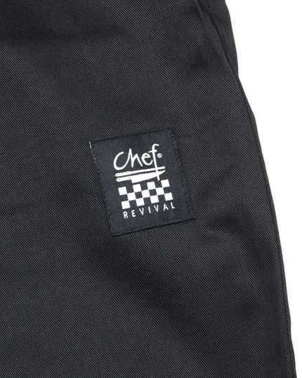 Quần Bếp Rộng Chef Revival P020BK-XL - Đen, Poly-Cotton, Size XL