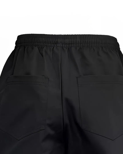 Quần Đầu Bếp Newbury Winco UNF-2KL Lưng Thun Kèm Dây Rút Vải Poly/Cotton Màu Đen Cỡ Large