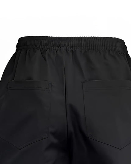 Quần Đầu Bếp Newbury Winco UNF-2KXXL Lưng Thun Kèm Dây Rút Vải Poly/Cotton Màu Đen Cỡ 2X