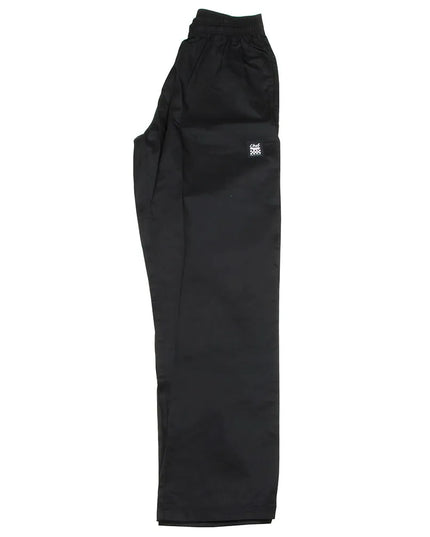 Quần Đầu Bếp Rộng Chef Revival Cỡ Nhỏ - Đen, Poly-Cotton (P020BK-S)