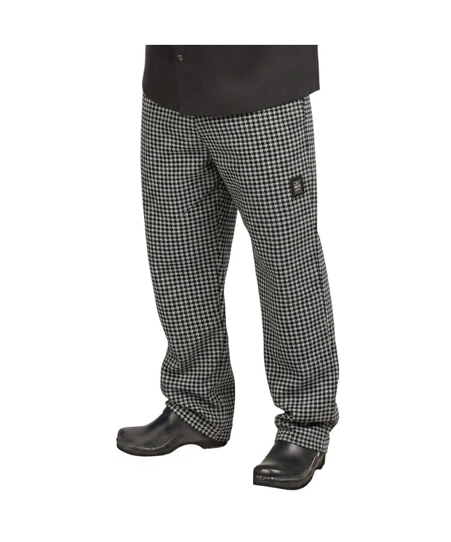 Quần Đầu Bếp Rộng Chef Revival Cỡ Nhỏ - Họa Tiết Răng Chó, Poly-Cotton (P020HT-S)