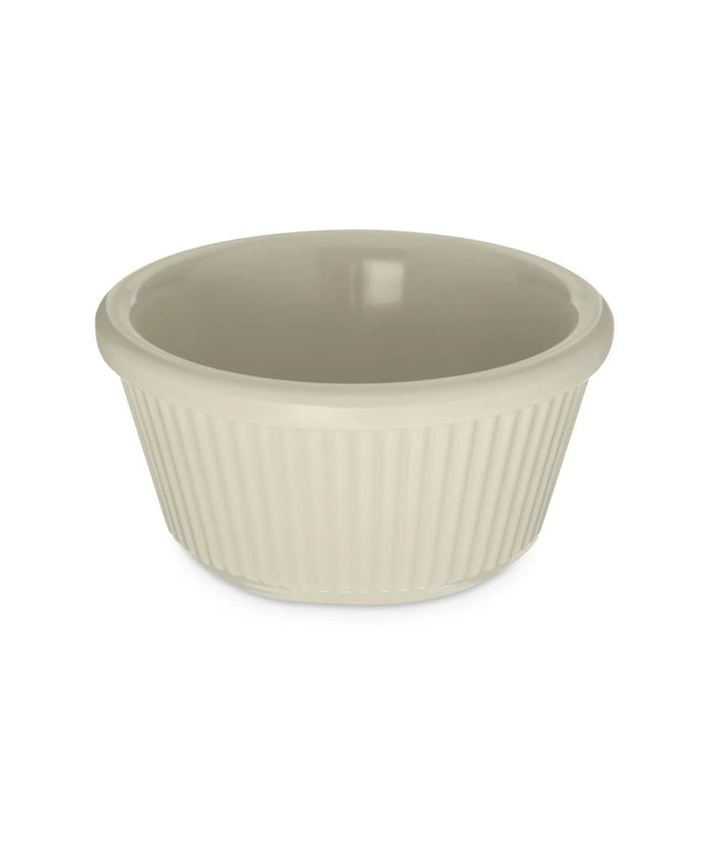 Ramekin Carlisle S282-842 Melamine Có Gân Màu Bone 90 ml (12 Cái/Hộp)