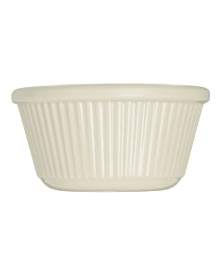 Ramekin Carlisle S282-842 Melamine Có Gân Màu Bone 90 ml (12 Cái/Hộp)