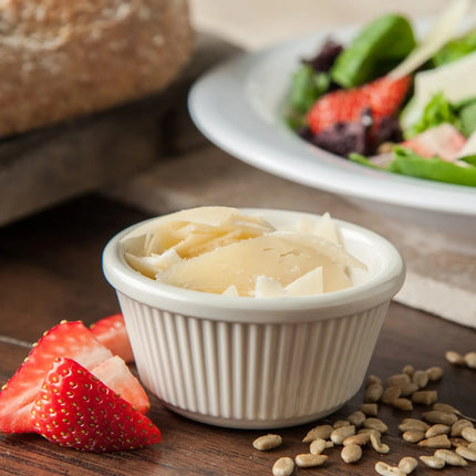 Ramekin Carlisle S282-842 Melamine Có Gân Màu Bone 90 ml (12 Cái/Hộp)