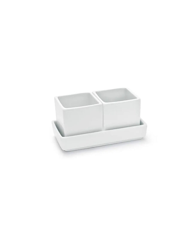 Ramekin Chữ Nhật Mod® Front Of The House DSD041WHP23 Sứ Trắng 75 ml