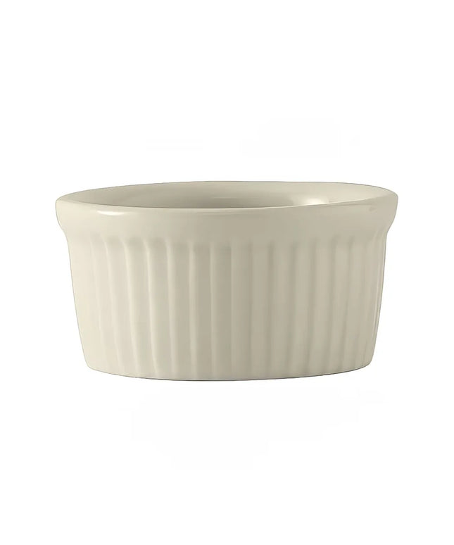 Ramekin Có Gân Tuxton BEX-0252 Gốm Màu Eggshell 7.6 cm 75 ml