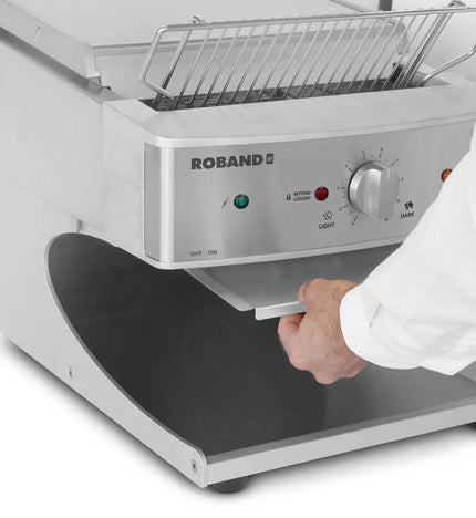 ROBAND | Commercial Conveyor Toaster – 500 slices/hour - 2.99 kW