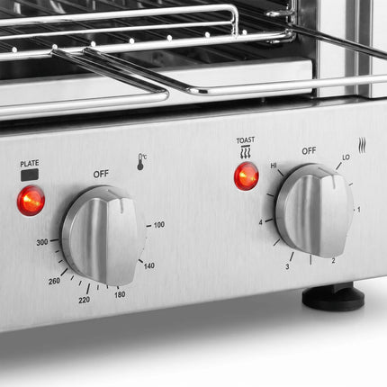ROBAND | Commercial Industrial Toaster PREMIUM – Griddle/Salamander – 3.28 kW – 230 V – 80–280 °C