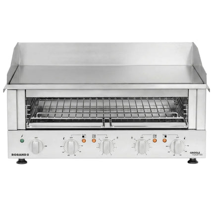 ROBAND | Electric Griddle Toaster & Salamander Grill - 700 mm - 5.9 kW 400V - 2-Zone - 80-280 °C