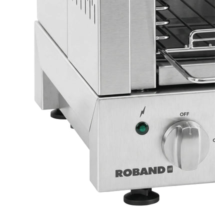 ROBAND | Electric Griddle Toaster & Salamander Grill - 700 mm - 5.9 kW 400V - 2-Zone - 80-280 °C