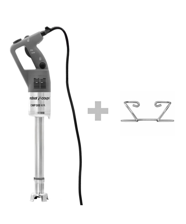 ROBOT COUPE | CMP 300 V.V. – Hand Blender incl. 350 mm Blending Shaft – 350 W – 2,300 to 9,600 rpm – Variable Speed