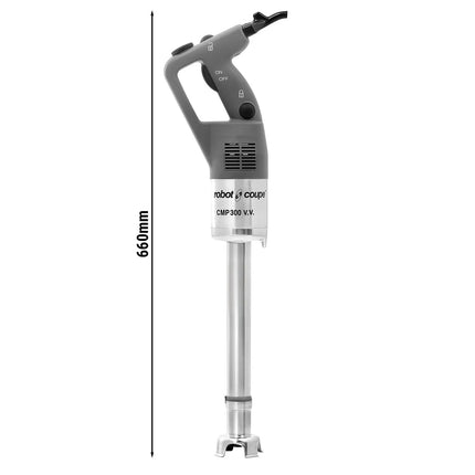 ROBOT COUPE | CMP 300 V.V. – Hand Blender incl. 350 mm Blending Shaft – 350 W – 2,300 to 9,600 rpm – Variable Speed