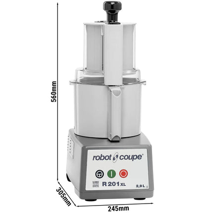 ROBOT COUPE R 201 XL - multifunction food processor / vegetable cutter / cutter - 2.9 litres - 550 W - 1500 rpm