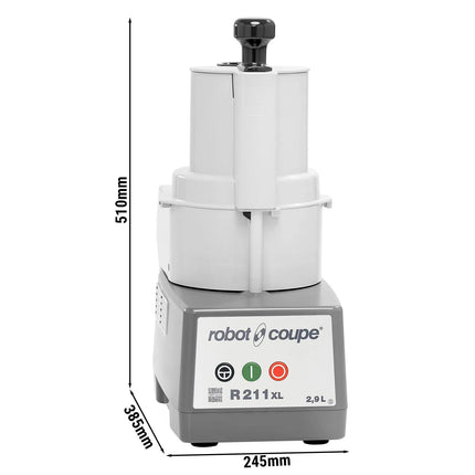 ROBOT COUPE R 211 XL - multifunction food processor / vegetable cutter / cutter - 2.9 litres - 550 W - 1500 rpm - side discharge