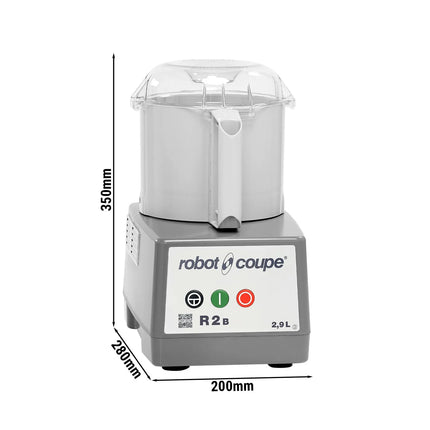 ROBOT COUPE R 2B - tabletop cutter / hummus cutter - 2.9 litres - 550 W - 1500 rpm