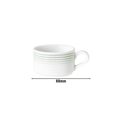 Seltmann Weiden (6 pcs) BLUES Series Espresso Cups – Porcelain, Sage green – 90 ml