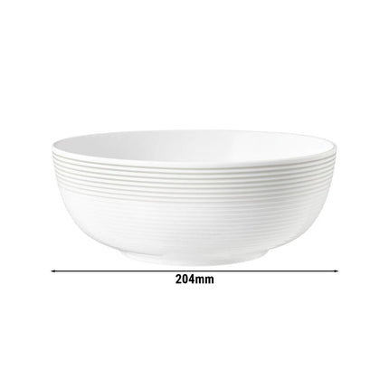 SELTMANN WEIDEN | Blues Porcelain Soup/Salad Bowl Ø 20 cm – Pearl Grey