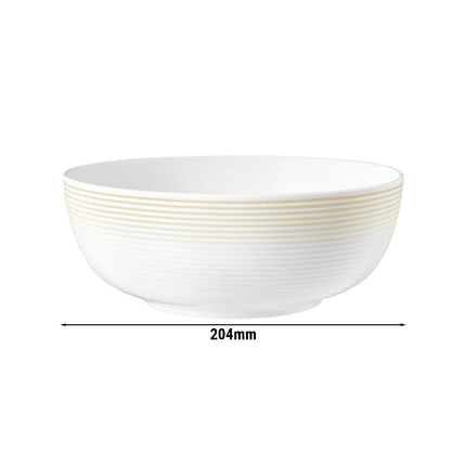 SELTMANN WEIDEN | Blues Porcelain Soup/Salad Bowl Ø 20 cm – Sand Beige