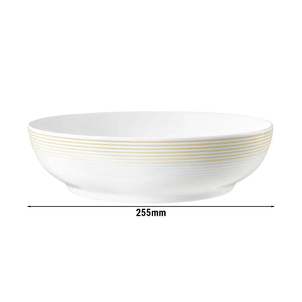 SELTMANN WEIDEN | Blues Porcelain Soup/Salad Bowl Ø 25 cm – Sand Beige