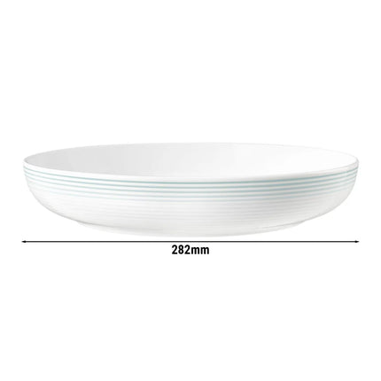 SELTMANN WEIDEN | Blues Porcelain Soup/Salad Bowl Ø 28 cm – Arctic Blue