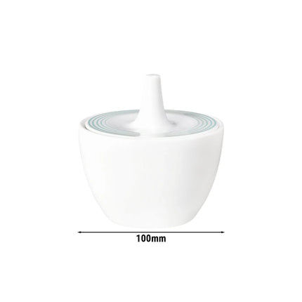 SELTMANN WEIDEN | Blues Sugar Bowl with Lid – Arctic Blue – 270 ml – Porcelain