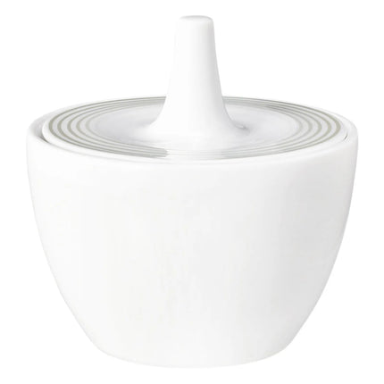SELTMANN WEIDEN | Blues Sugar Bowl with Lid – Pearl Grey – 270 ml – Porcelain