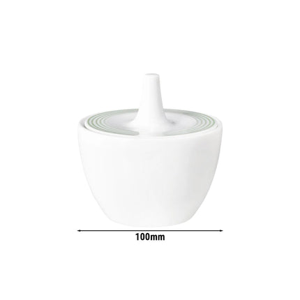 SELTMANN WEIDEN | Blues Sugar Bowl with Lid – Sage Green – 270 ml – Porcelain