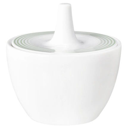 SELTMANN WEIDEN | Blues Sugar Bowl with Lid – Sage Green – 270 ml – Porcelain