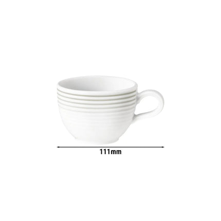 SELTMANN WEIDEN | Espresso/Mocca Cup BLUES – 90 ml - Pearl Grey - Porcelain - Tulip Shape