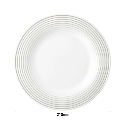 SELTMANN WEIDEN | Flat Porcelain Dinner Plate Ø 215 mm Blues – Pearl Grey