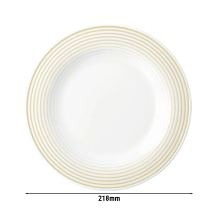 SELTMANN WEIDEN | Flat Porcelain Dinner Plate Ø 215 mm – Sand Beige