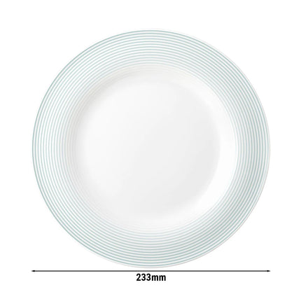 SELTMANN WEIDEN | Flat Porcelain Dinner Plate Ø 230 mm – Arctic Blue – High-Gloss