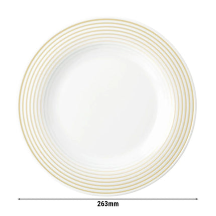 SELTMANN WEIDEN | Flat Porcelain Dinner Plate Ø 260 mm – Sand Beige