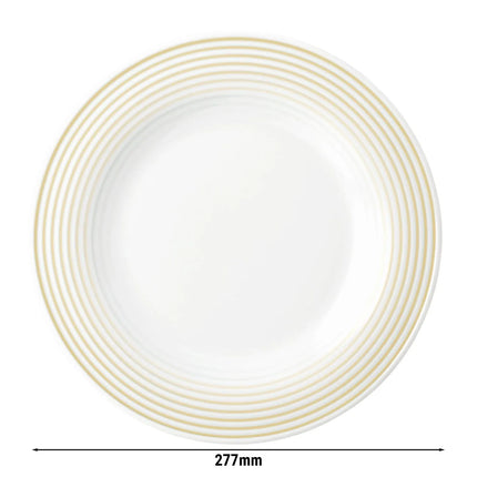 SELTMANN WEIDEN | Flat Porcelain Dinner Plate Ø 280 mm – Sand Beige