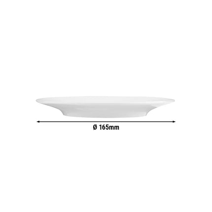 SELTMANN WEIDEN | Flat Porcelain Plate Ø 165 mm Coup Fine Dining – White
