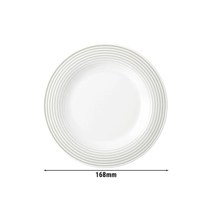 SELTMANN WEIDEN | Flat Porcelain Plate Ø 170 mm – Pearl Grey