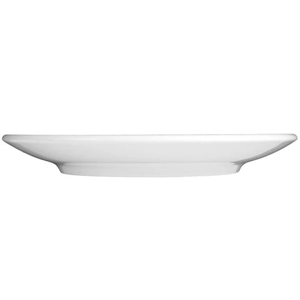 SELTMANN WEIDEN | Flat Porcelain Plate Ø 175 mm Meran Steak & More – White, Stackable, Abrasion Protection